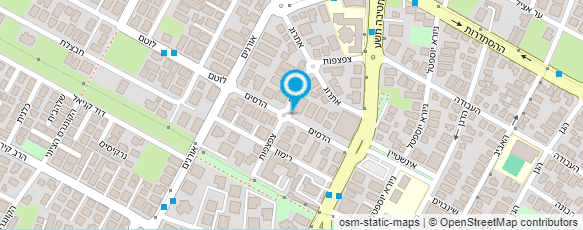 מפת הגעה אל סוכנות ביטוח הסטודנטים