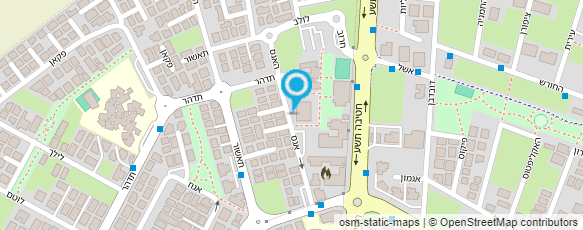 מפת הגעה אל האוניברסיטה הפתוחה