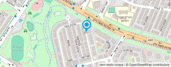 מפת הגעה אל סטודיו אלירון