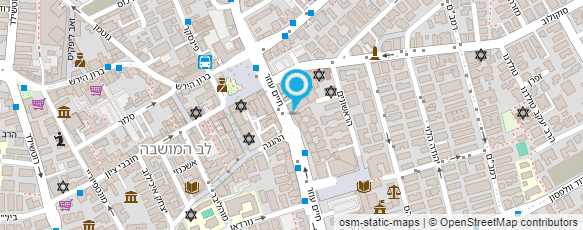 מפת הגעה אל רזיאל עמוסי