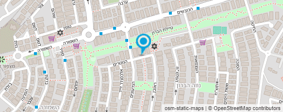 מפת הגעה אל אוסנת מכון קוסמטיקה