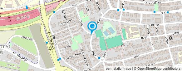 מפת הגעה אל פרופ' בראף צבי