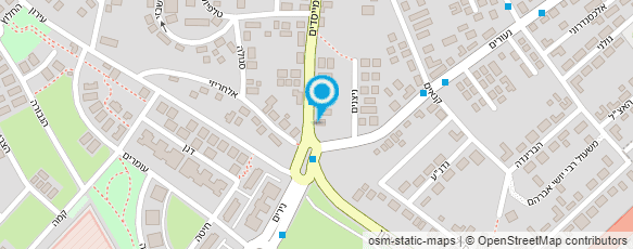 מפת הגעה אל גן כלנית