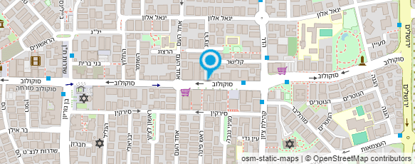 מפת הגעה אל המרכז לטלויזיה קהילתית