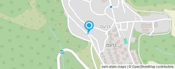 מפת הגעה אל מוסך ברעם מפת הגעה אל מוסך ברעם