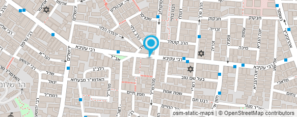 מפת הגעה אל הלפרין בנימין הרב