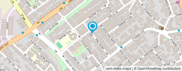 מפת הגעה אל איקידו רחובות