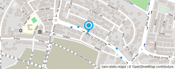 מפת הגעה אל "אמונה" מעון יום