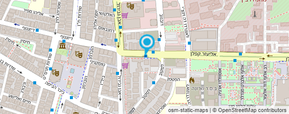 מפת הגעה אל גנזים מכון ביו-ביבליוגראפי