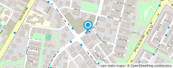 מפת הגעה אל ד"ר קידר אליעזר