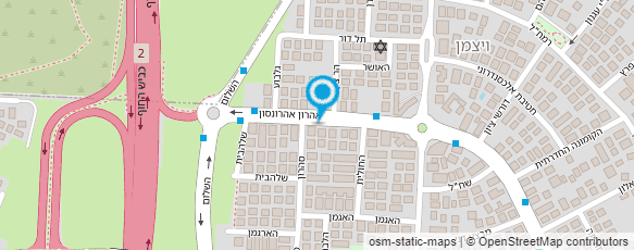 מפת הגעה אל מוניות סם אורגד