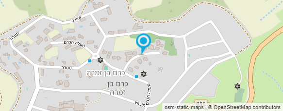 מפת הגעה אל בקתות עץ מעיין