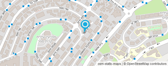 מפת הגעה אל "ברכה והצלחה"