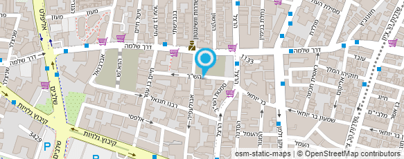 מפת הגעה אל המוסד