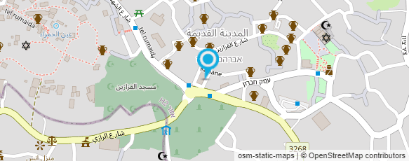 מפת הגעה אל מרוין - ירושלים