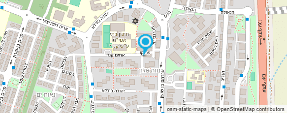 מפת הגעה אל ד"ר לוינוב זיוה