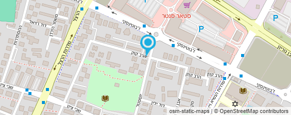 מפת הגעה אל מכולת יקותיאל