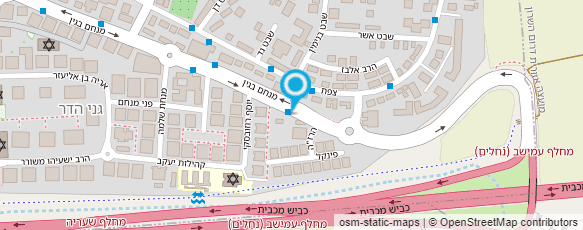 מפת הגעה אל "אבי - עזרי" יוצאי חברון