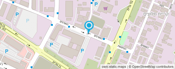 מפת הגעה אל מאזדה - סוכנות ואולם תצוגה