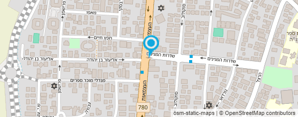 מפת הגעה אל אילן קדוש - צילום ארועים