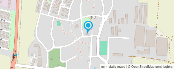 מפת הגעה אל בריכת סער