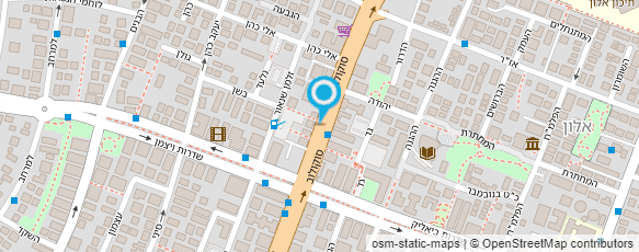 מפת הגעה אל ד"ר כץ יפתח