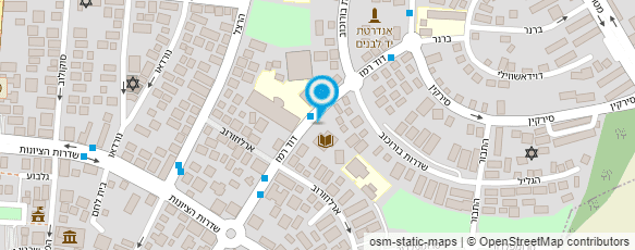 מפת הגעה אל "הצבי ישראל" ממלכתי