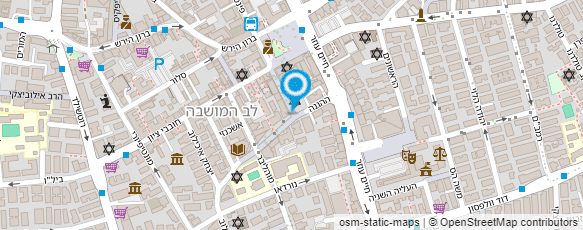 מפת הגעה אל עו"ד בן יהודה בן