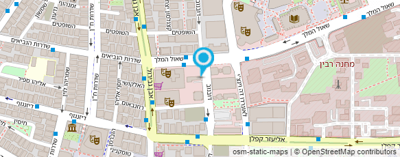 מפת הגעה אל חניון "נאות אביב"