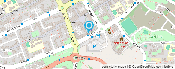 מפת הגעה אל הרבנות והמועצה הדתית ערד