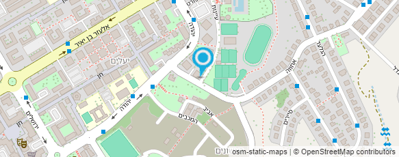 מפת הגעה אל המרכז לטניס בישראל