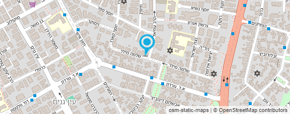 מפת הגעה אל מוסקט יוספה-מעצבת פנים