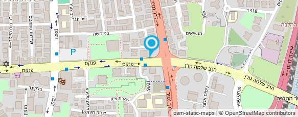 מפת הגעה אל ד"ר בן דור אביב יצחק