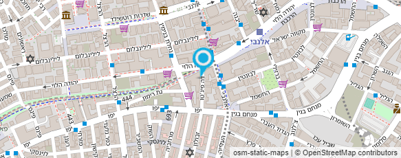 מפת הגעה אל "פוש" ייצור ושיווק בדים בע"מ