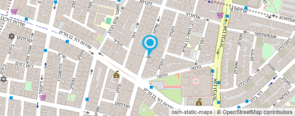 מפת הגעה אל ד"ר גודווין דוד