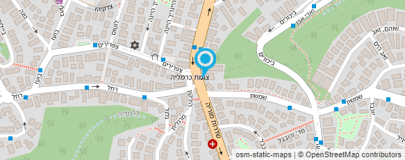 מפת הגעה אל ד"ר קאופמן פרידמן קטרין