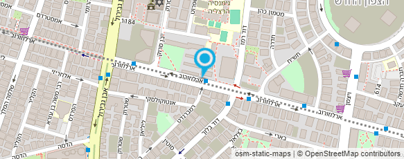 מפת הגעה אל קרן הביטוח והפנסיה של פועלי הבנין ועבודות ציבוריות