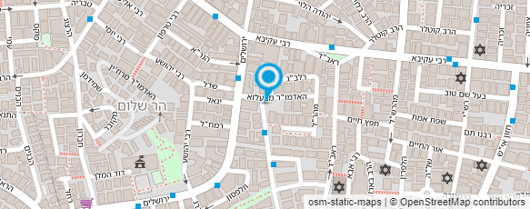 מפת הגעה אל מוסדות חסידי בעלזא