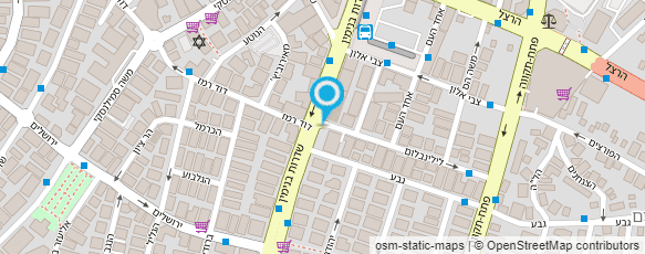 מפת הגעה אל מכבסת "צח"