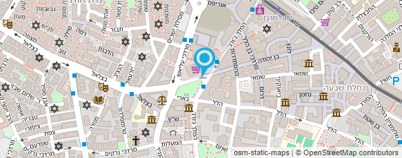 מפת הגעה אל מלון דירות לב ירושלים