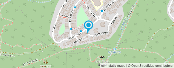 מפת הגעה אל עו''ד ריבלין זאב