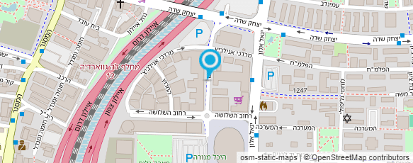 מפת הגעה אל המרכז למשקפי שמש