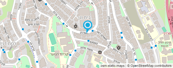 מפת הגעה אל סמינר ירושלים