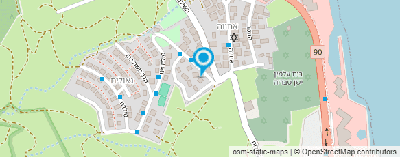 מפת הגעה אל בן-שטרית אשר