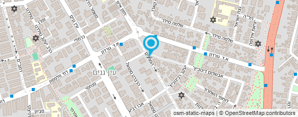 מפת הגעה אל ענבר שיפוצי בניין