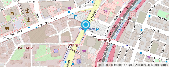 מפת הגעה אל לוח ידיעות אחרונות