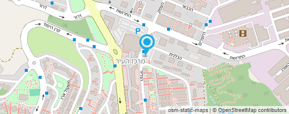 מפת הגעה אל מרכז הקפה ופיצוחים