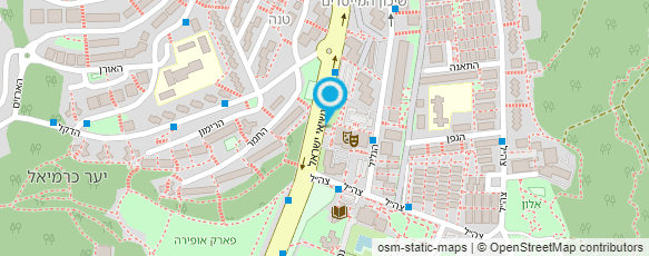 מפת הגעה אל היכל התרבות כרמיאל