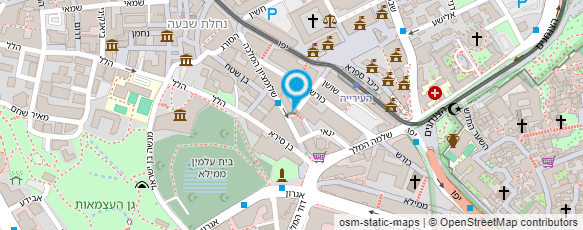 מפת הגעה אל מזרוני ירושלים