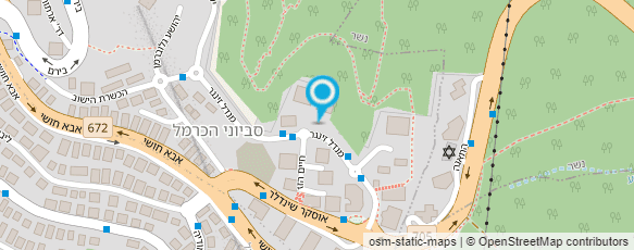 מפת הגעה אל דוד זוהר